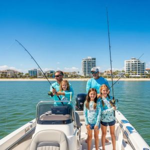 Red Hill 4 Family fishing adventure in Myrtle Beach, highlighting Low Country Fishing Charters experience